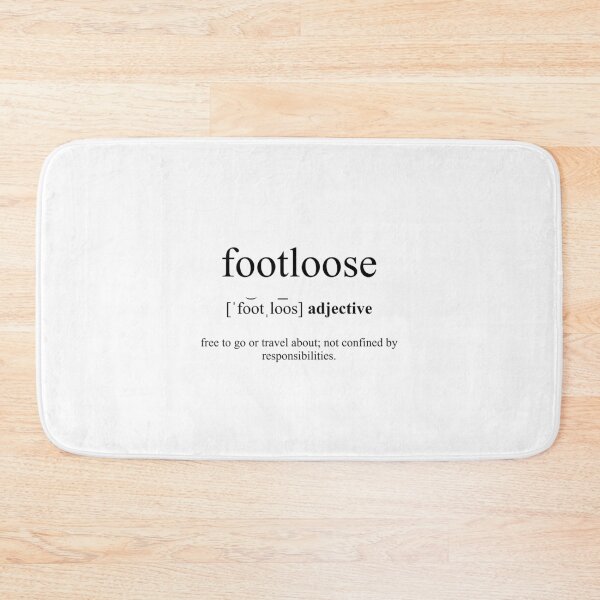 Artikelvorschau, Footloose (ungebunden) Definition | Dictionary Collection entworfen und verkauft von Designschmiede.