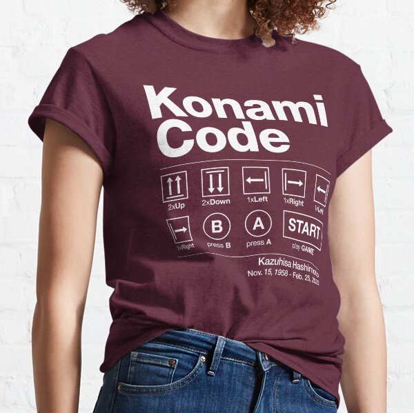 Konami code cheap t shirt