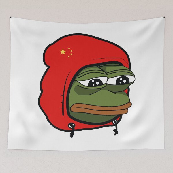 Item preview, pepe the frog china hood designed and sold by yass14.