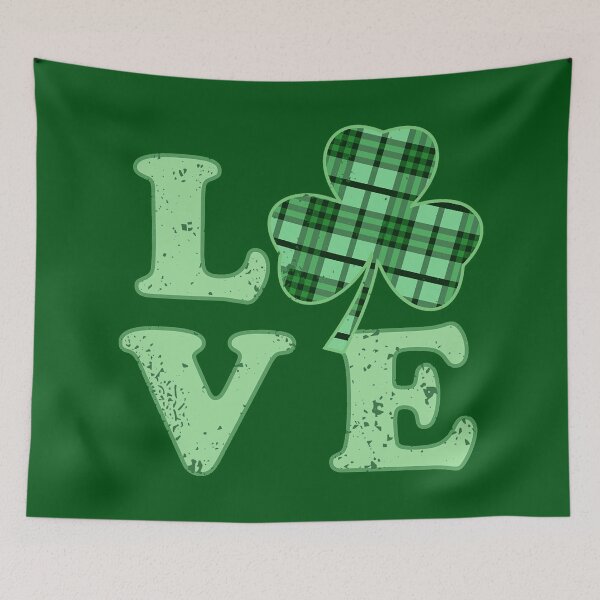 Item preview, Love Green Shamrock Plaid designed and sold by HighCiti.