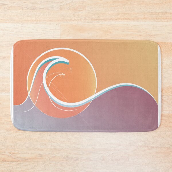 Item preview, THE BIG SUNSET OCEAN WAVE - Sunset Surf designed and sold by Greta Vit.