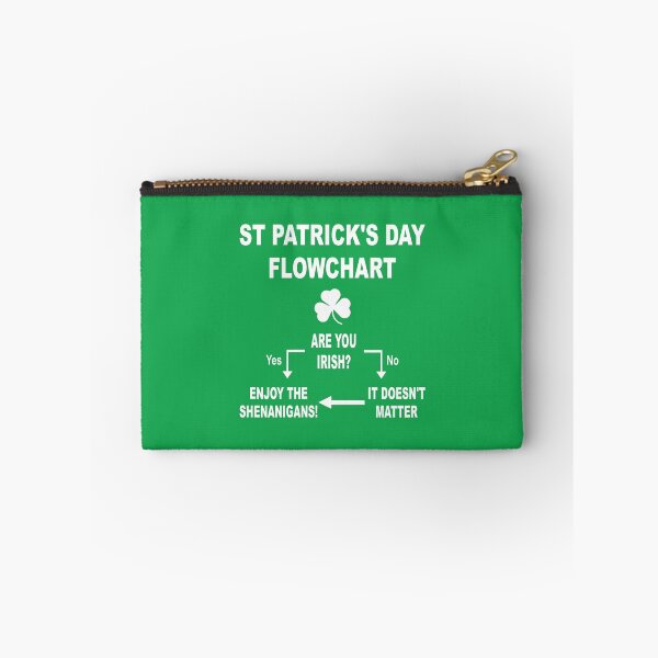Item preview, ST PATRICK'S DAY FLOWCHART designed and sold by PoshJocks.