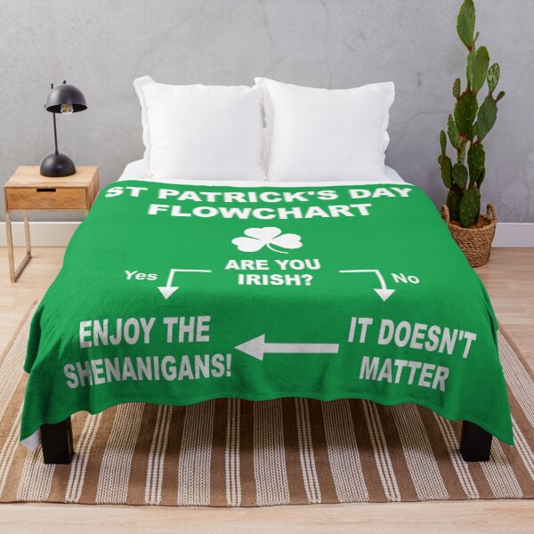 Item preview, ST PATRICK'S DAY FLOWCHART designed and sold by PoshJocks.