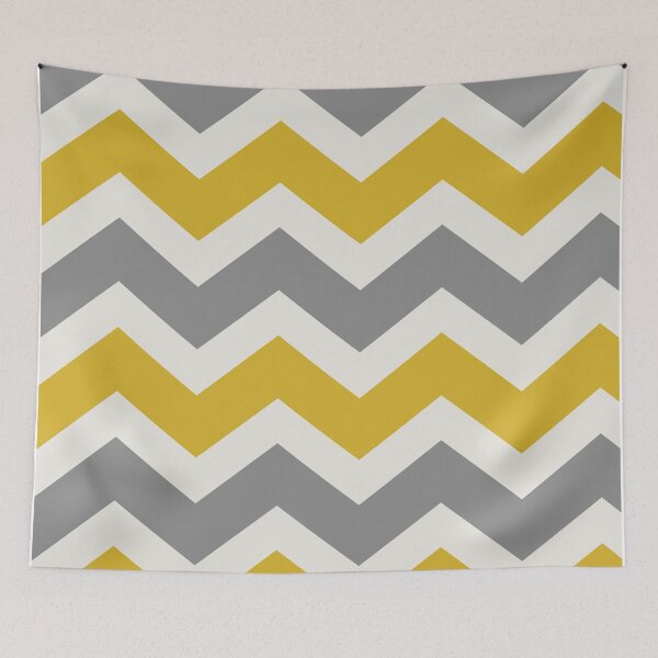 Artikelvorschau, Senfgelber Chevron entworfen und verkauft von thelustrous.