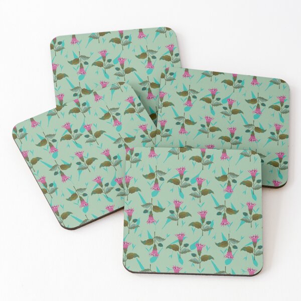 Item preview, Datura flowers on a light blue grassy background designed and sold by zatmeniee.