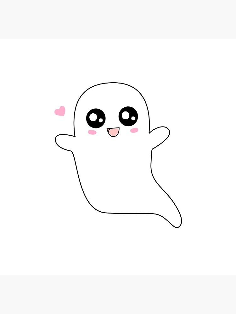Cute Ghost With Flower SVG , Kawaii Halloween Daisy Ghost Clipart, Cute  Halloween Ghost Png. - Etsy