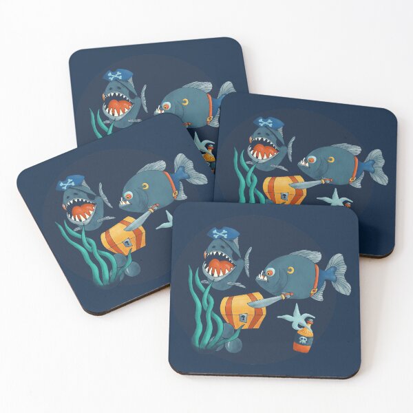 Item preview, Pirate piranhas designed and sold by Marlene Wagenhofer.