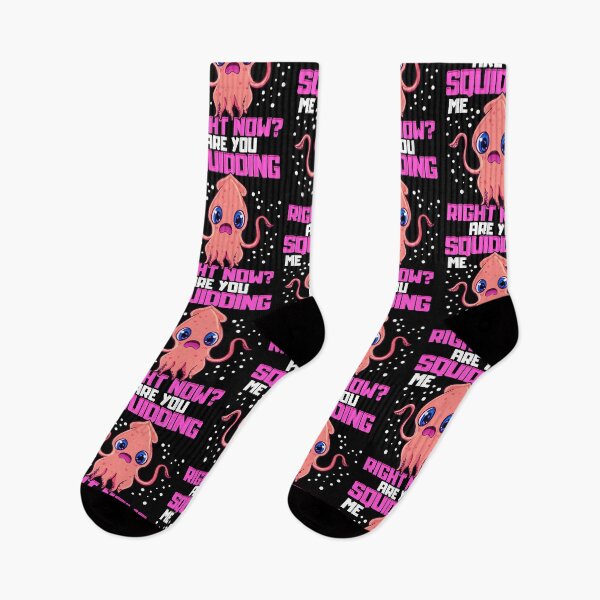 Item preview, Are You Squidding Me Right Now? Funny Squid Pun designed and sold by perfectpresents.
