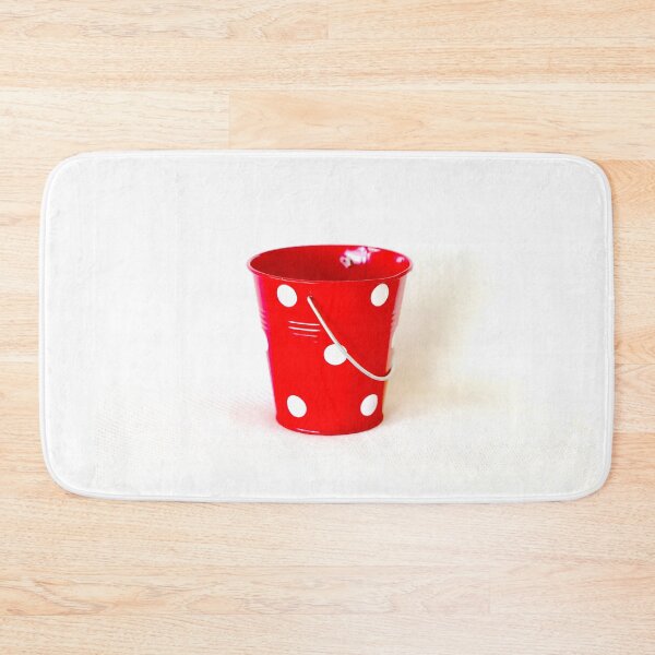 Item preview, Red bucket with white polka dots designed and sold by NJH110.