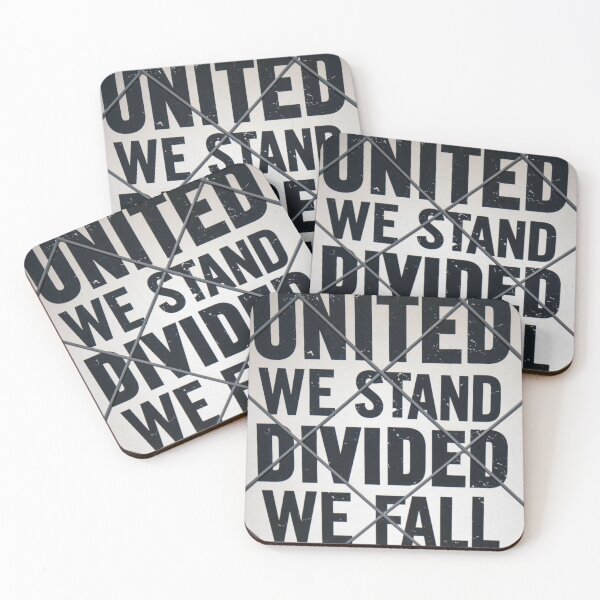 Item preview, United we stand divided we fall newspaper headline designed and sold by Itsgrimupnorth.