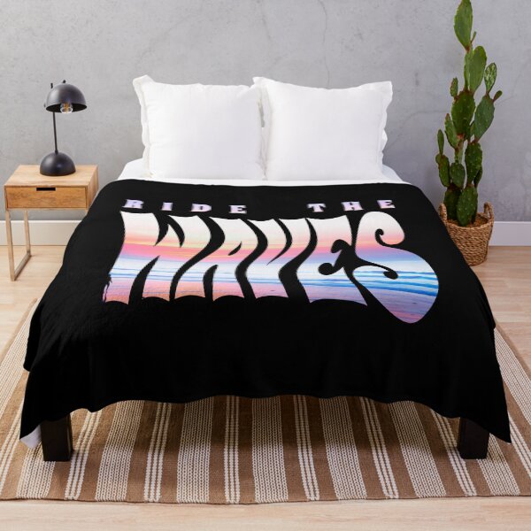 Item preview, Ride The Waves (Surfing at The Beach • Hot Summer Season Quote) designed and sold by SassyClassyMe.