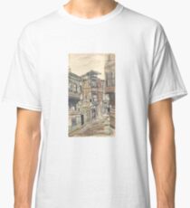 watercolor wash street Classic T-Shirt