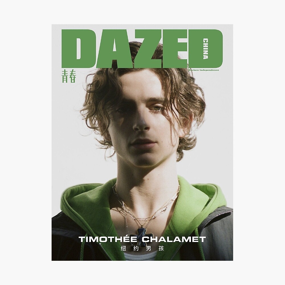 Timothee Chalamet DAZED Magazine Cover