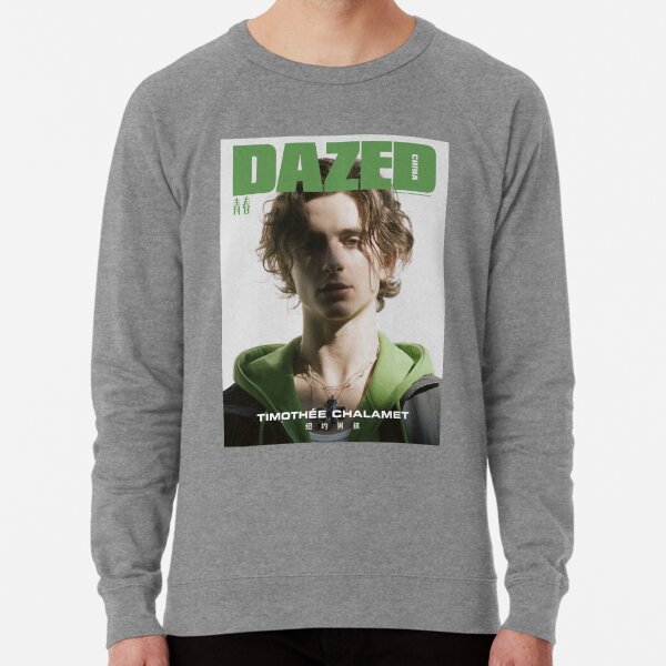 Timothée Chalamet on the cover of Dazed China.