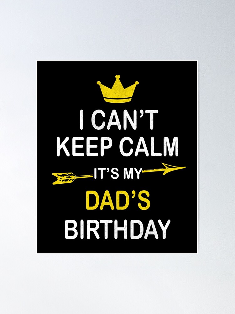 its my daddys birthday