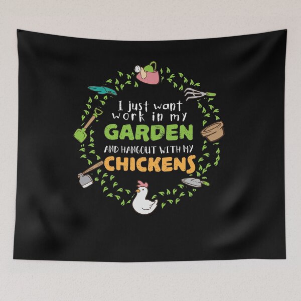 Item preview, Chicken Garden designed and sold by 4tomic.