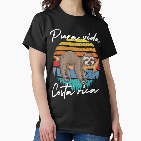 Item preview, pura vida costa rica vintage cute sleepy sloth funny gift T-Shirt designed and sold by SpecialFunTee.