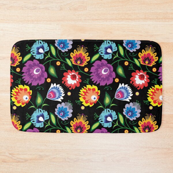 Item preview, Folk Pattern on black designed and sold by FK-UK.