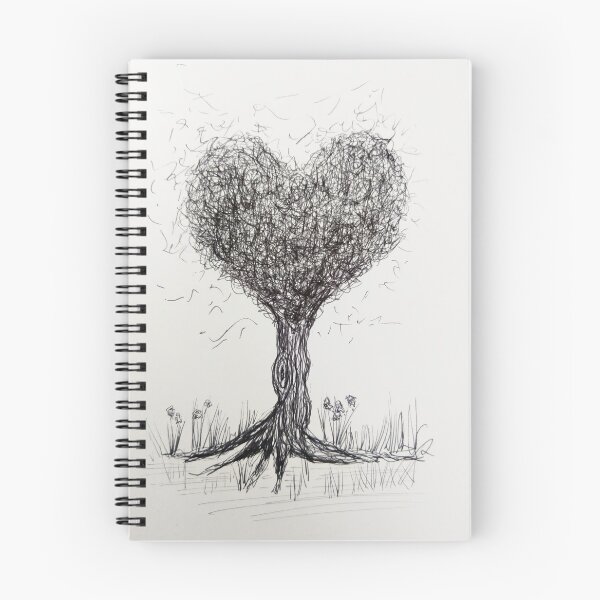 Item preview, Scribble Pen Love Tree designed and sold by ScaleDesigns.