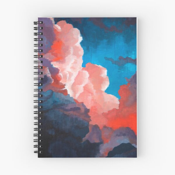 Item preview, Neon Dusk - Dreamy Cloudscape with a pop of neon designed and sold by Mishfit.