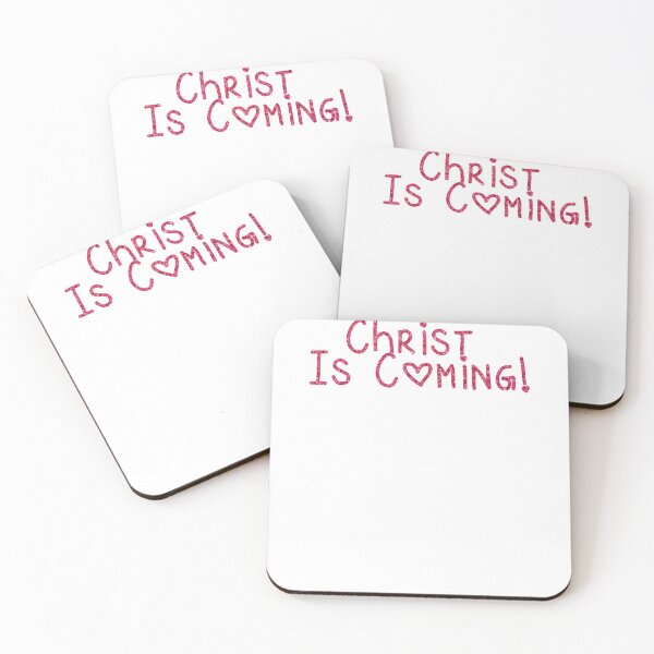 Item preview, Christ Is Coming!, Christian Quote designed and sold by StickerDirect.