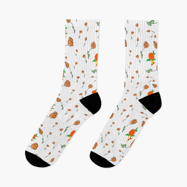 Item preview, Orange bird , orange flowers, flower and garden festival print  designed and sold by TheDoodleFairy.