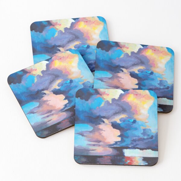 Item preview, Spring Horizon - Dreamy cloudscape tropical storm designed and sold by Mishfit.