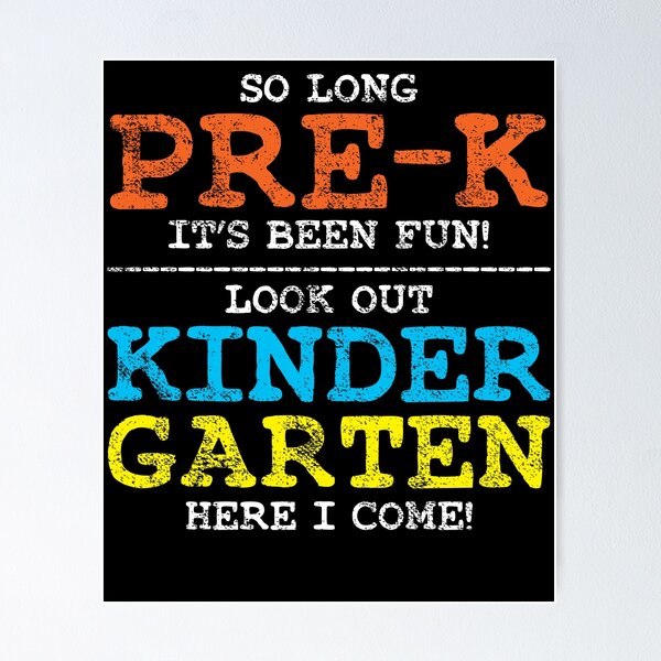 Item preview, Kindergarten Pre-K Student designed and sold by 4tomic.