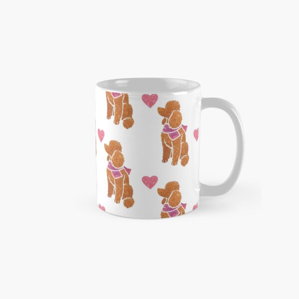 Watercolour Poodle (apricot) Classic Mug