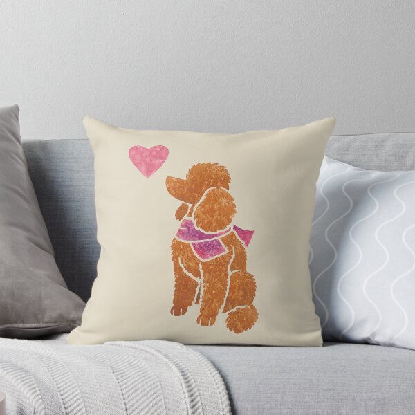 Item preview, Watercolour Poodle (apricot) designed and sold by animalartbyjess.
