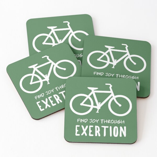 Item preview, Find Joy Through Exertion Cycling designed and sold by Esskay Designs.