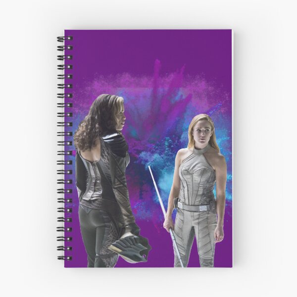 Item preview, Sara Lance and Kendra Saunders purple background designed and sold by dutchchu.