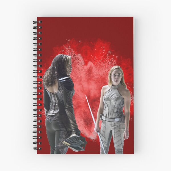 Item preview, Sara Lance and Kendra Saunders red background designed and sold by dutchchu.