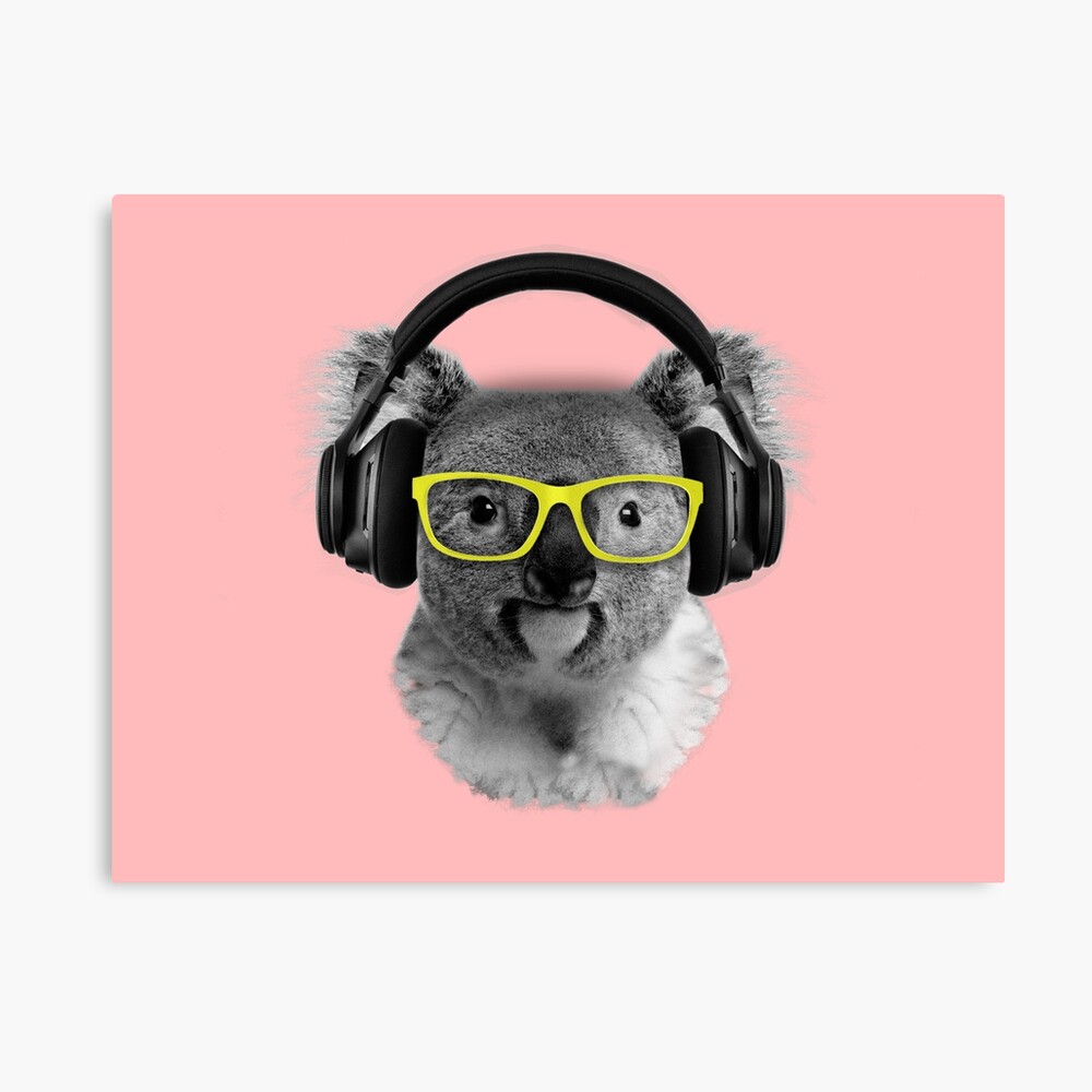 Cute Dog, Headphones and glasses iPhone Skin by Revolutionaus