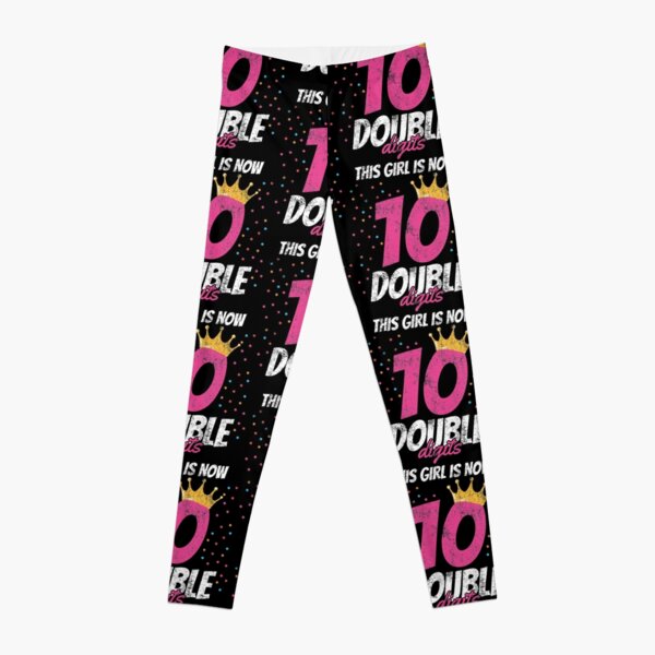 I Make 10 Look Good Ten Year Old Birthday Boy Girl  Leggings for Sale by  BUBLTEES