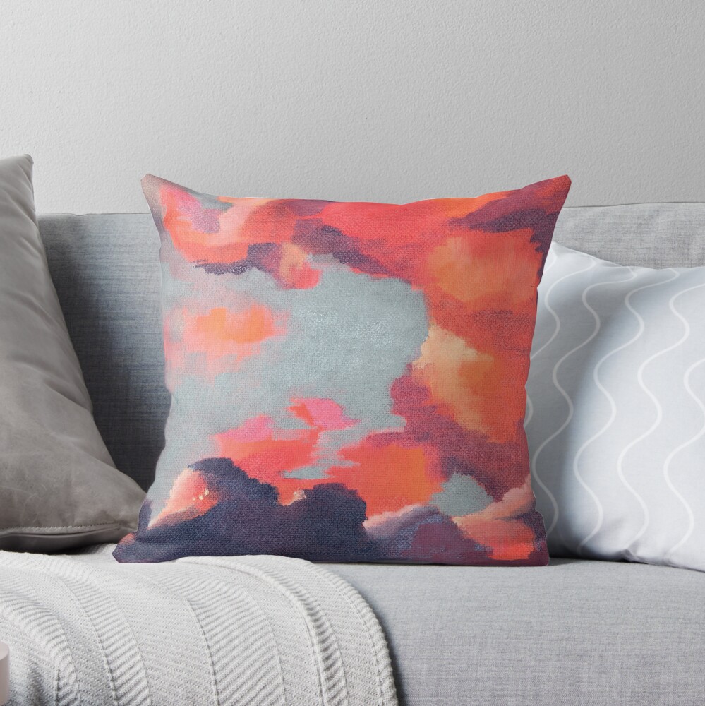 Dragon Skies #1 Throw Pillow