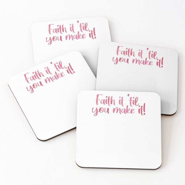 Item preview, Faith It 'Til You Make It!, Christian Quote designed and sold by StickerDirect.