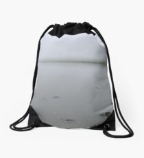 The fog descends; Courtmacsherry, West Cork, Ireland Drawstring Bag