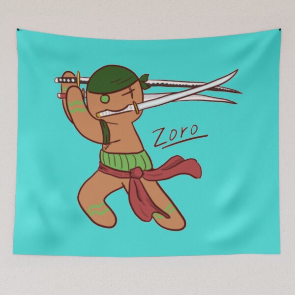 Item preview, Gingerbread Zoro (Blue) designed and sold by gingerbreadc.
