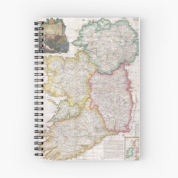 Item preview, Vintage Map of Ireland (1794) designed and sold by BravuraMedia.
