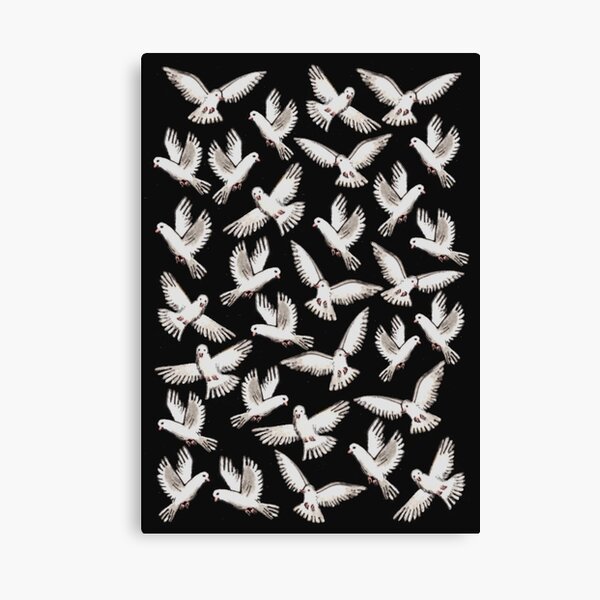 Doves at Night Canvas Print