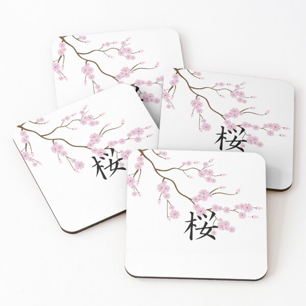 Artikelvorschau, sakura tree flowers with kanji entworfen und verkauft von RisingTE.