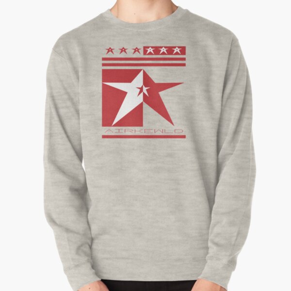 Airkewld StaR RED Logo Pullover Sweatshirt