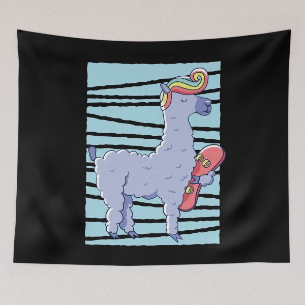 Item preview, Alpaca Skater Skating Skateboard Funny Fun Fun designed and sold by AaaleXX.