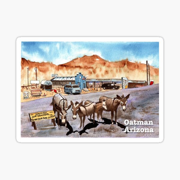 Item preview, Where Donkeys Roam Free - Oatman, Arizona designed and sold by MMc Buck.