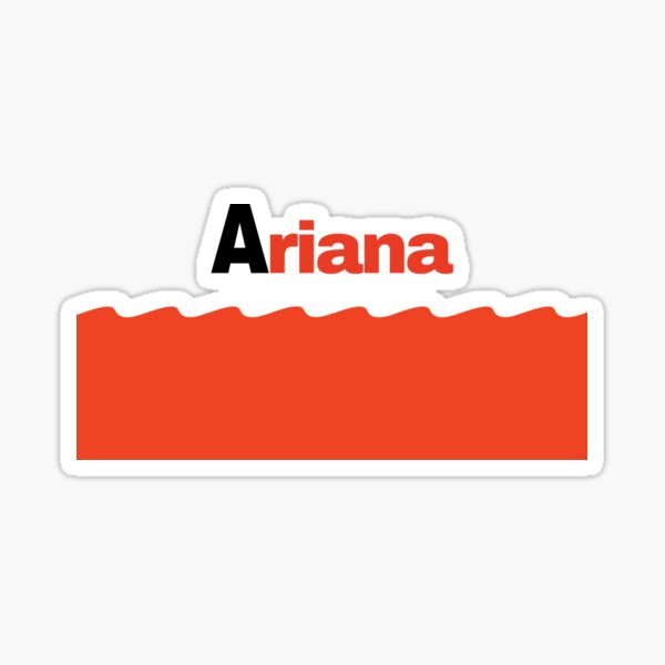 Ariana nombre regalo dulce gracioso mujer bebé niño niña Pegatina