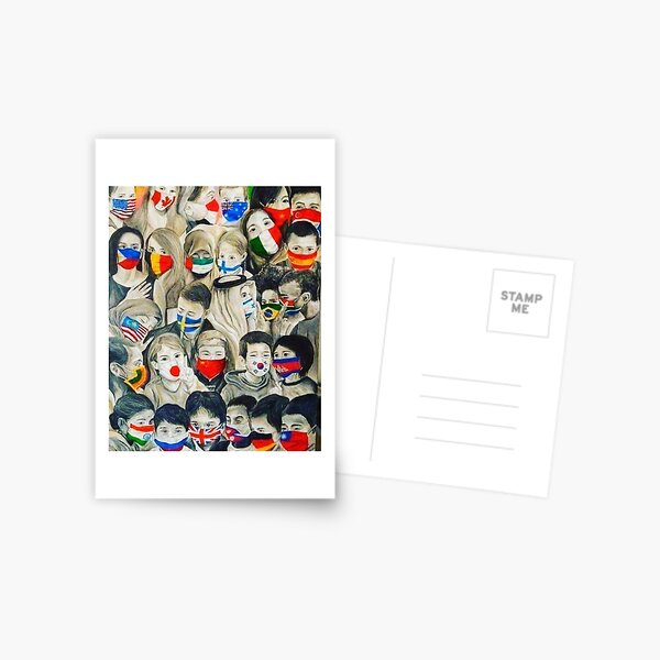 Fight corona virus Postcard