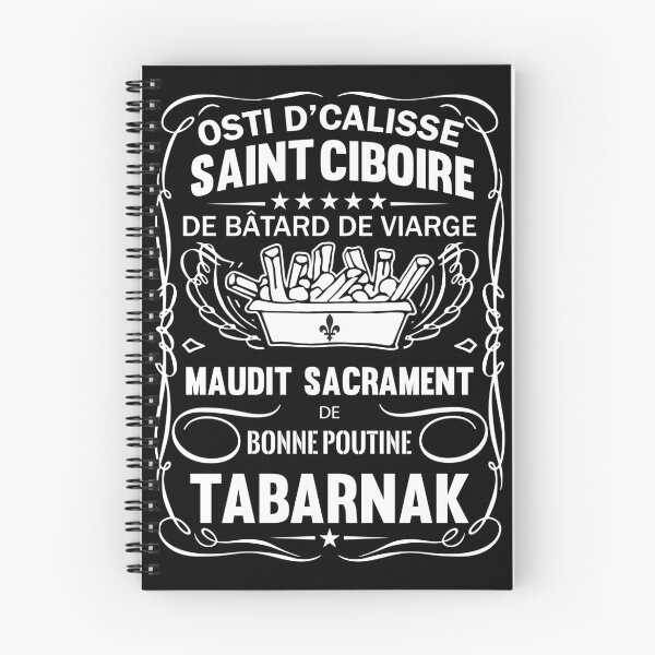 Item preview, Poutine du Québec - Sacre et expressions en français - French designed and sold by Sampik.
