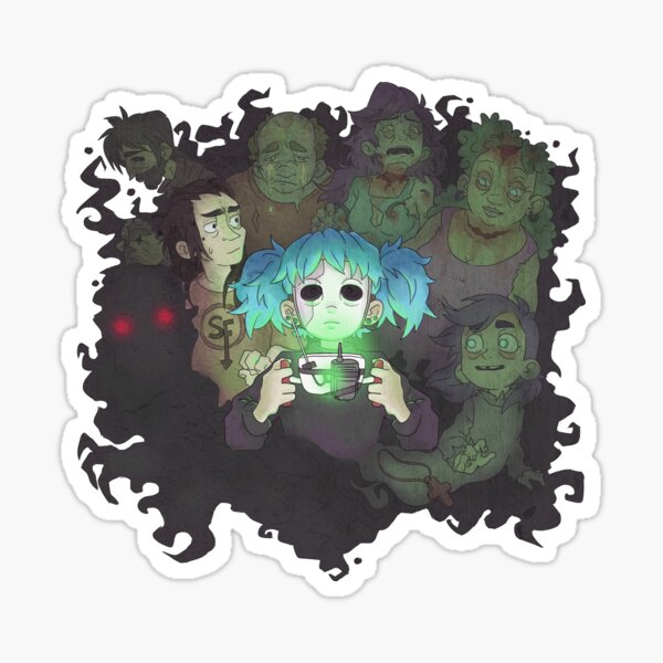 sally face holographic stickers