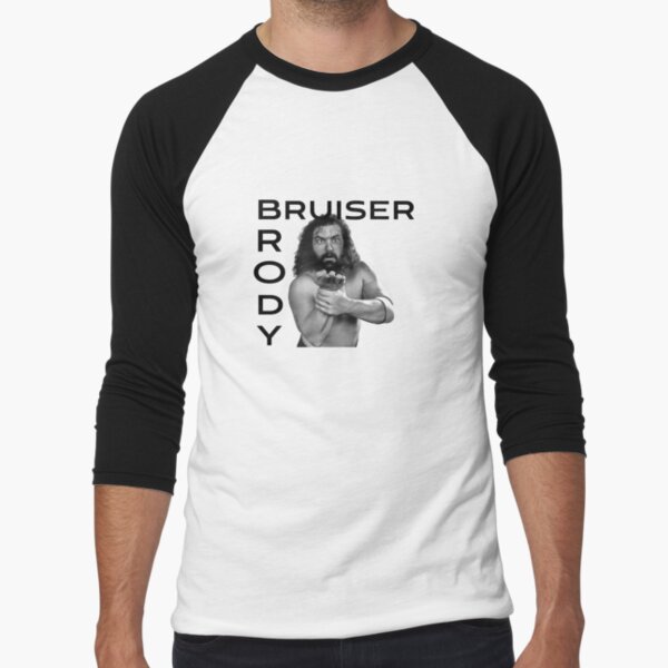 Bruiser Brody Tribute Baseball ¾ Sleeve T-Shirt